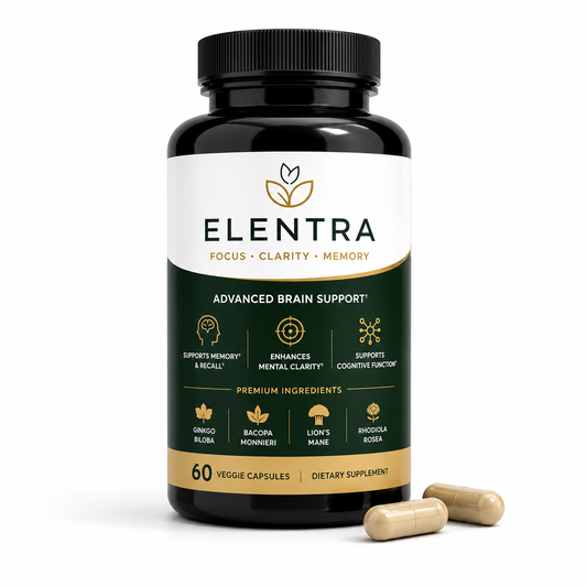 Elentra – Advanced Memory & Brain Support Formula (60 Capsules)